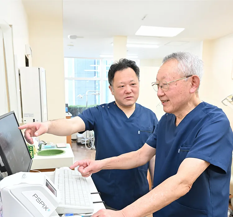 CureからCareまで皆様のお口の健康のお手伝いをいたします。